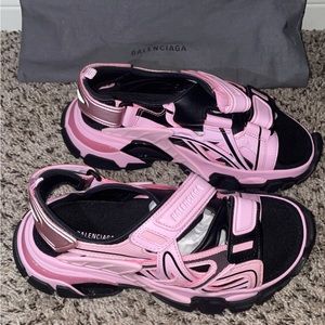 Balenciaga Track Sandals pink